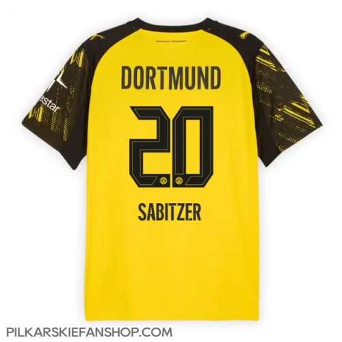Koszulka piłkarska Borussia Dortmund Marcel Sabitzer #20 Strój Domowy 2025-26 tanio Krótki Rękaw Koszulka piłkarska Borussia Dortmund Marcel Sabitzer #20 Strój Domowy 2025-26 tanio Krótki Rękaw